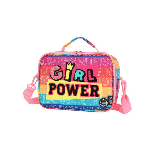 Power Girl Stripes Lunch Bag