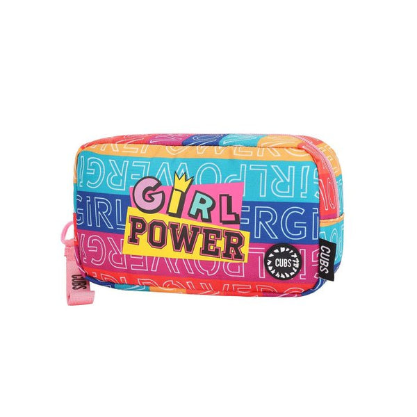 Power Girl Stripes Pencil Case