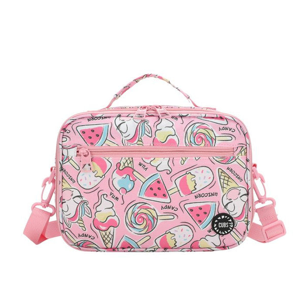 Unicorn Summer Candy cross body lunch bag