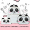 Sequin Panda Pencil Case
