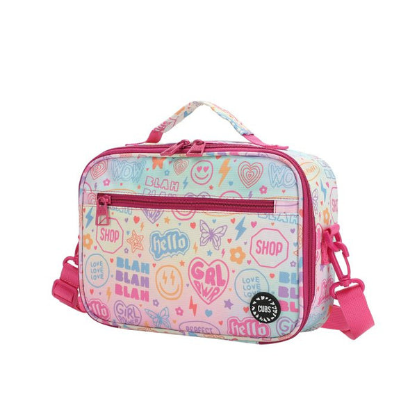 Hello Girl PWR Cross Body Lunch Bag