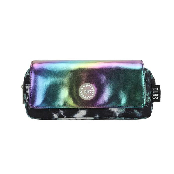 Inky Black Tie Dye High School Pencil Case