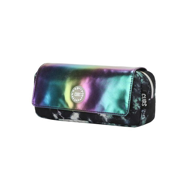Inky Black Tie Dye High School Pencil Case