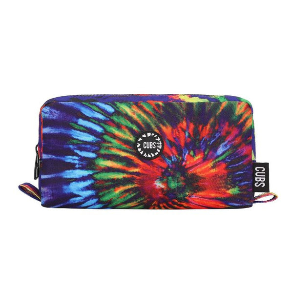 Navy/Red Tie Dye Pencil Case
