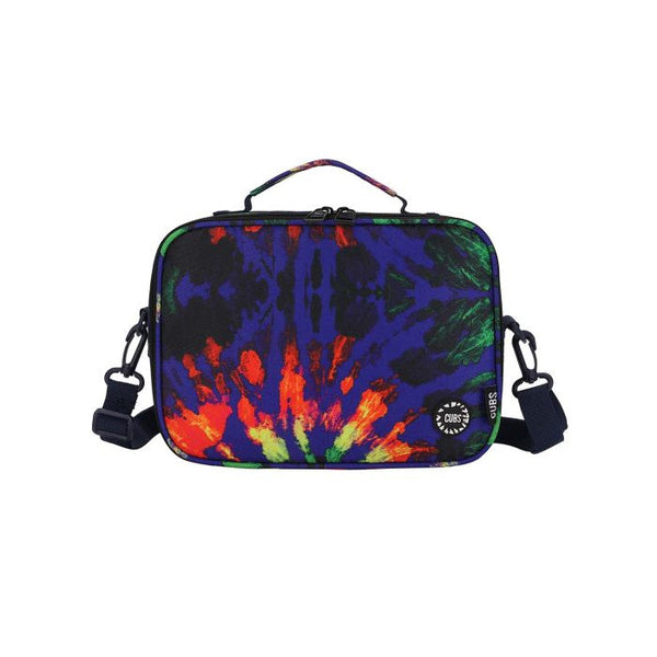 Red/Black Tie Dye Cross Body Lunch Bag – Bold Style Meets Daily Utility