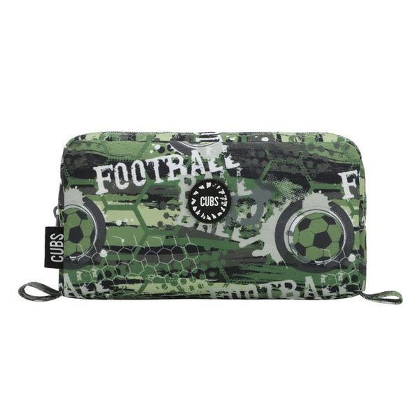 Army Green Football Pencil Case