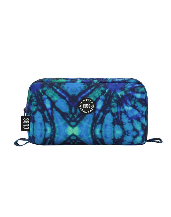 Deep Blue Tie Dye Pencil Case