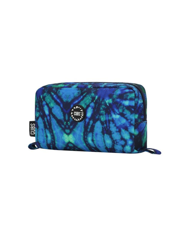 Deep Blue Tie Dye Pencil Case