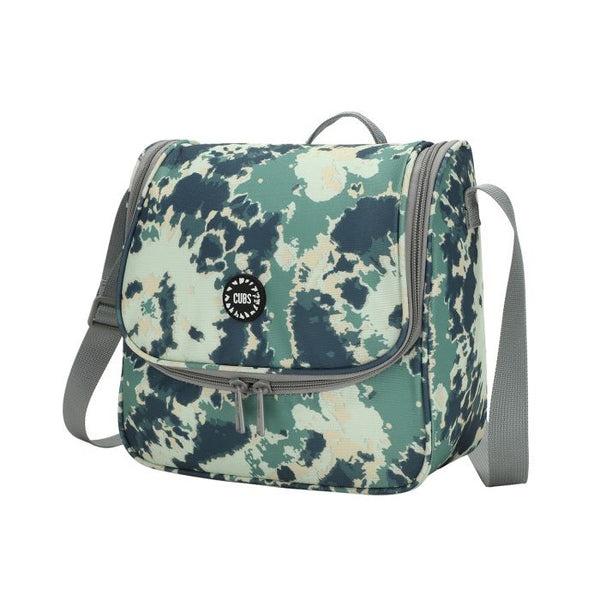 Army Green Tie Dye Cross Body Lunch Bag