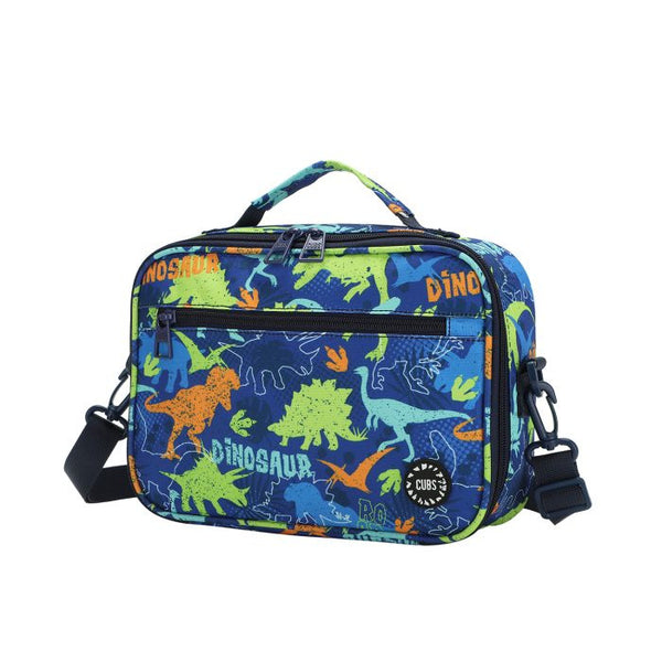 Loud Roar Blue cross body lunch bag
