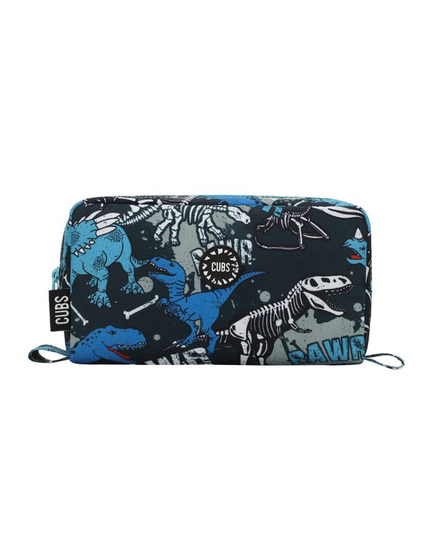 Black and Blue Roar Pencil Case