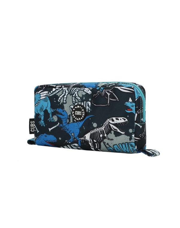 Black and Blue Roar Pencil Case