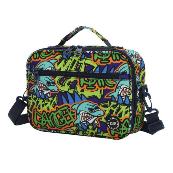 Shark Dance Cross Body Lunch Bag