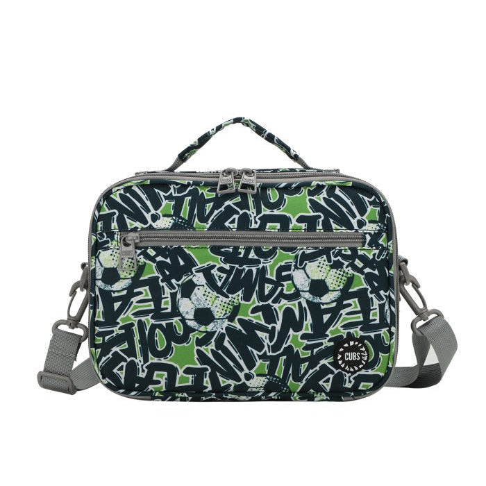 Graffiti Football Cross Body Lunch Bag
