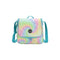 Pastel Rainbow Swirl Cross Body Lunch Bag