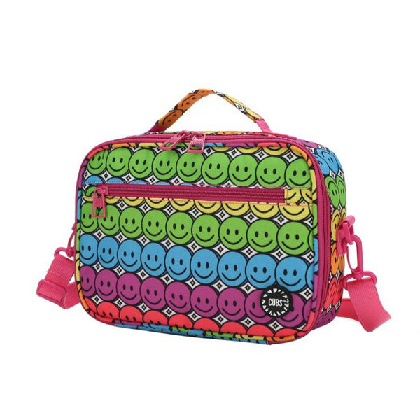 Rainbow Smiles Cross Body Lunch Bag – Happy Vibes for School Days