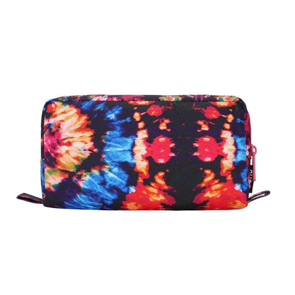 Deep Black/Fuchsia Tie Dye Pencil Case