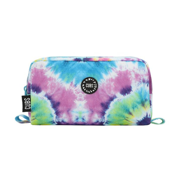 Tie Dye Purple and Turquoise Pencil Case