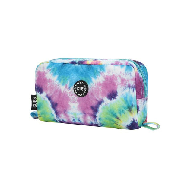 Tie Dye Purple and Turquoise Pencil Case