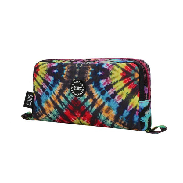 Tie Dye Colorful Black Pencil Case