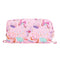Shiny Fabric Rose Pink Pencil Case