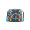 Tie Dye Colorful Black Cross Body Lunch Bag