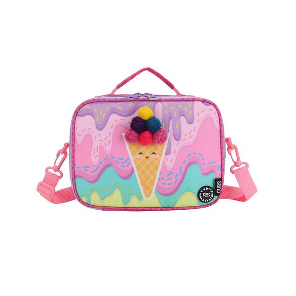Pink Ice Cream Cross Lunch Bag