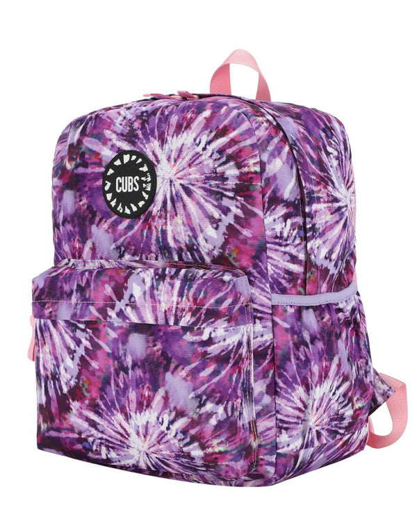 All Purple Tie Dye Junior Student Backpack