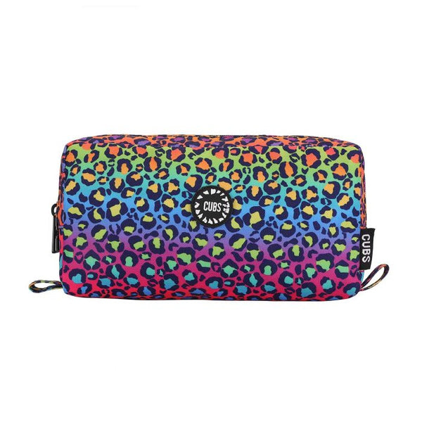 Rainbow Leopard Pencil Case
