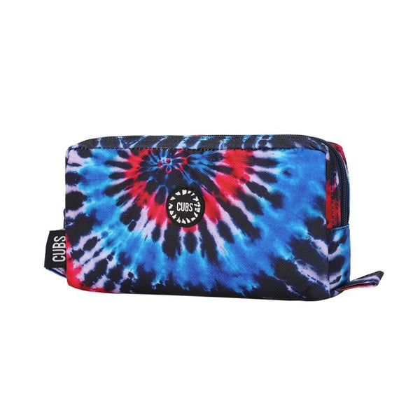 Two Tone Blue Tie Dye Pencil Case