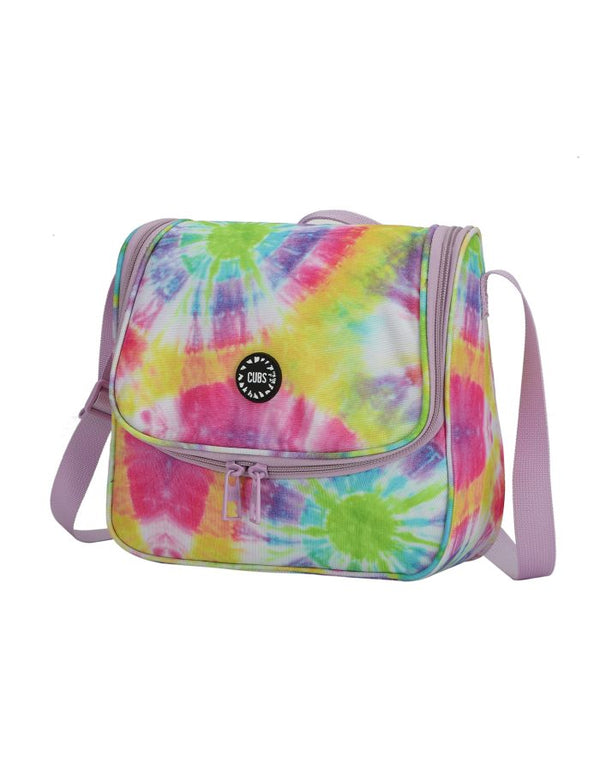 Sunrays Tie Dye cross body lunch bag