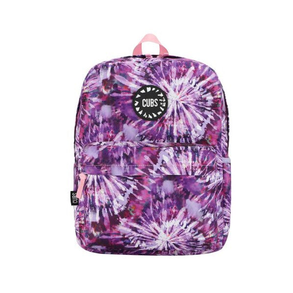 All Purple Tie Dye Junior Student Backpack
