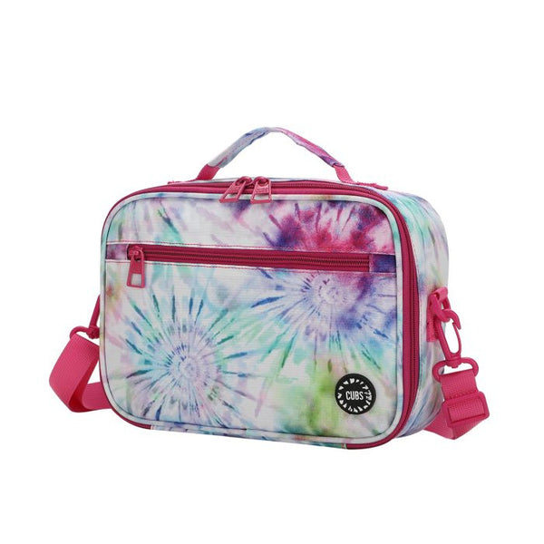 Lavender Tie Dye Cross Body Lunch Bag