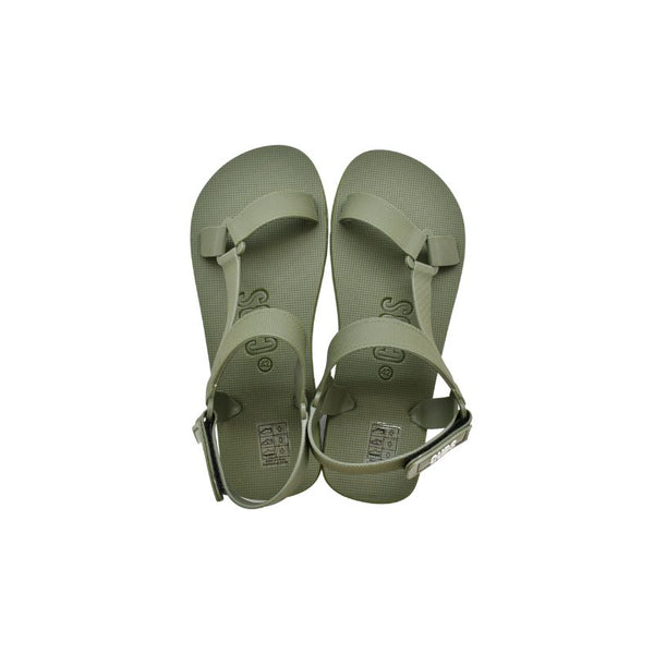 Army Green Sporty Sling Sandals – Adjustable Water-Friendly EVA Footwear