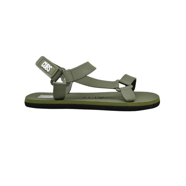 Army Green Sporty Sling Sandals – Adjustable Water-Friendly EVA Footwear