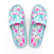 Blue Leopard Women Summer Slide