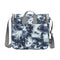 Black and White Tie Dye Lunch Bag – Large Insulated Crossbody for School & Travel