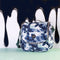 Black and White Tie Dye Lunch Bag – Large Insulated Crossbody for School & Travel