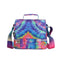 Blue and Purple Tie Dye High School Lunch Bag – Dual Compartment Crossbody for Teens