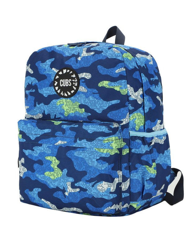 Camouflage Blue Junior Student Backpack