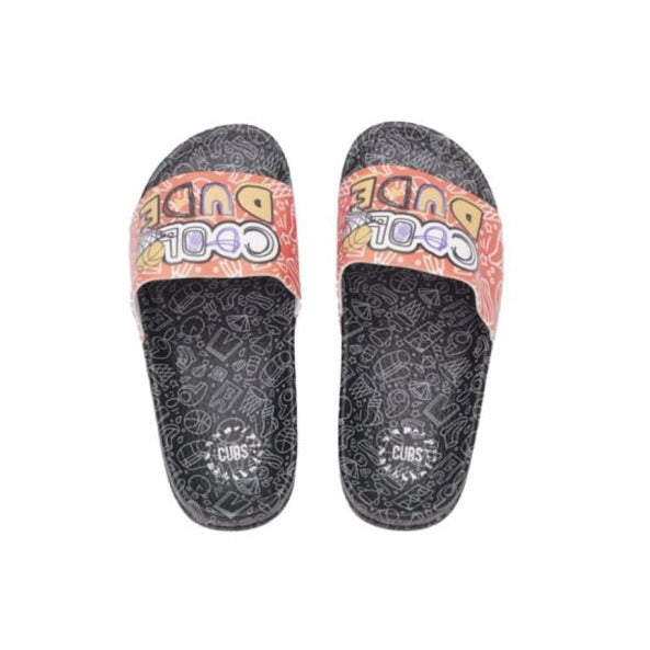 Cool Dude Basketball Black Boys Slide