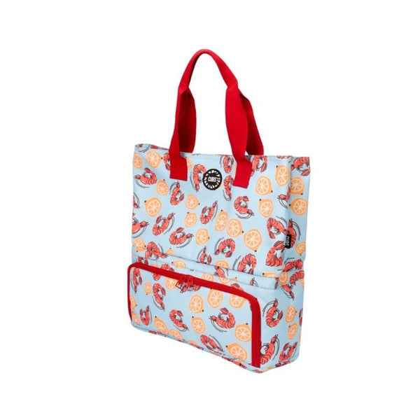 Dancing Shrimps 2-in-1 Tote Cooler Bag