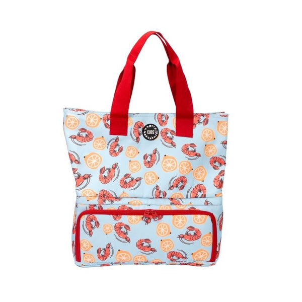 Dancing Shrimps 2-in-1 Tote Cooler Bag