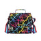Dark Night Ray High School Lunch Bag – Insulated Glitter Crossbody for Girls