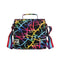 Dark Night Ray High School Lunch Bag – Insulated Glitter Crossbody for Girls