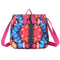 Deep Black/Fuchsia Tie Dye Cross Body Lunch Bag – Insulated, Roomy & Stylish
