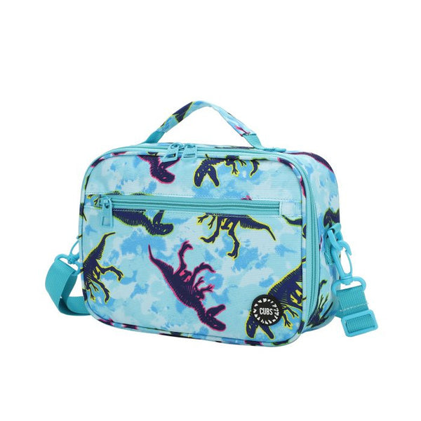 Dino Tie Dye Cross Body Lunch Bag – Insulated, Roomy & Dino-Mighty for School Days