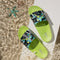 Green Lizard Graffiti Slide