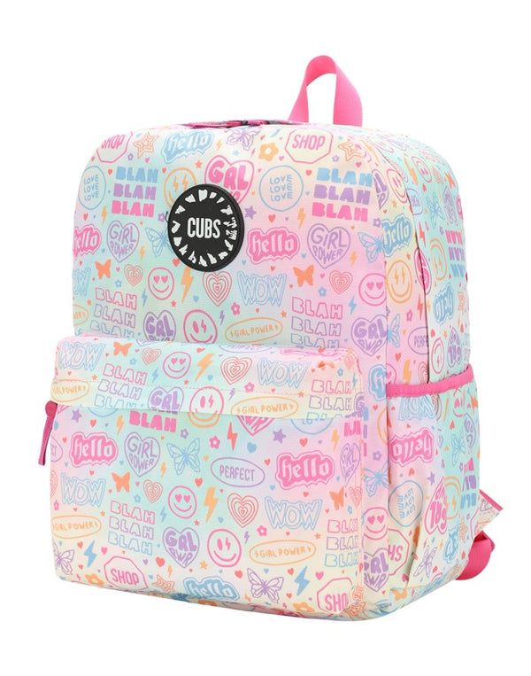 Hello Girl PWR Junior Student Backpack