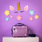 Navy Blue Baby Unicorn Glittery Cross Body Lunch Bag